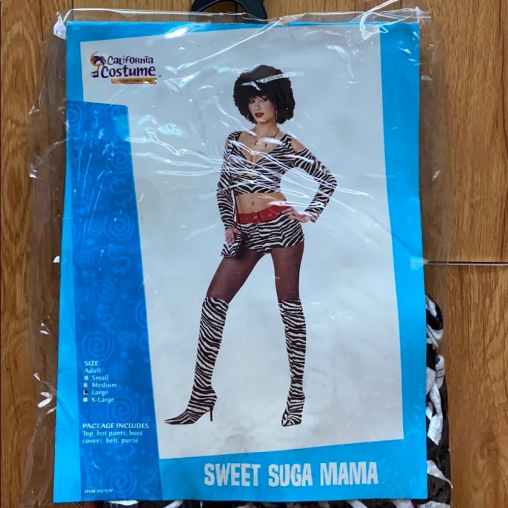 Sweet Suga Mama Halloween Costume Large